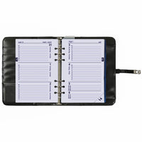 1011-03 Nachfüllbar A5 Ring Binder Planer Alligator Schwarz