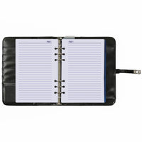 1011-03 Nachfüllbar A5 Ring Binder Planer Alligator Schwarz