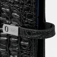 1011-03 Nachfüllbar A5 Ring Binder Planer Alligator Schwarz