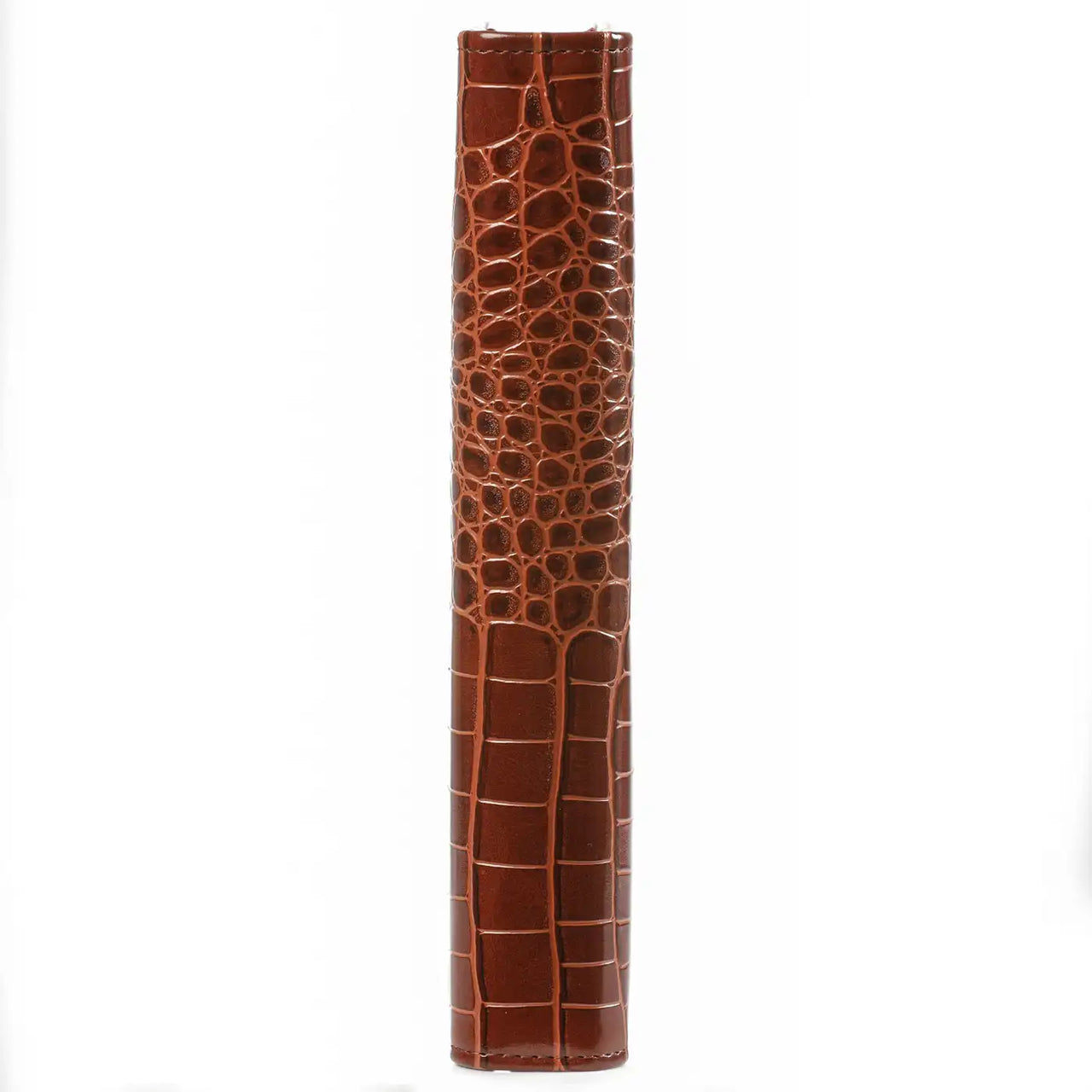 1011-10 nachfüllbar A5 6 Ring Binder Planer Organizer Croco Cognac