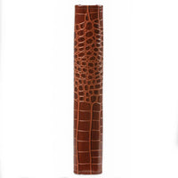 1011-10 nachfüllbar A5 6 Ring Binder Planer Organizer Croco Cognac