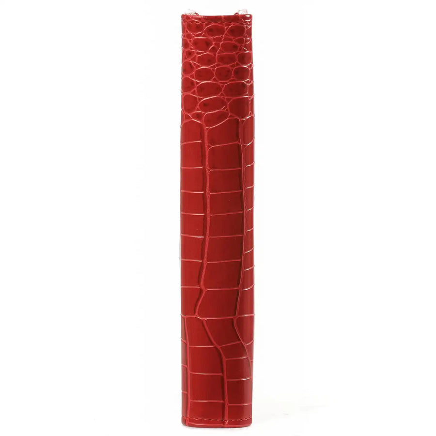 1011-11 Nachfüllbar A5 6 Ring Binder Planer Croco Rot