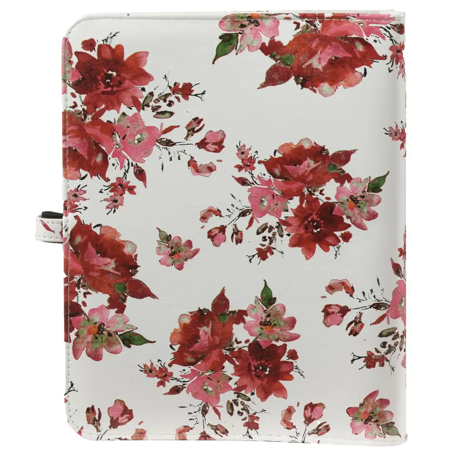 1011-15 A5 Organizer Ringbindemittel rote Rose