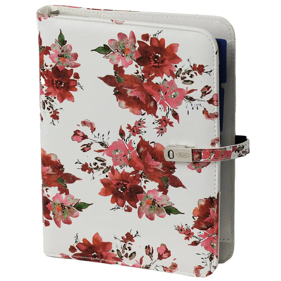 1011-15 A5 Organizer Ringbindemittel rote Rose