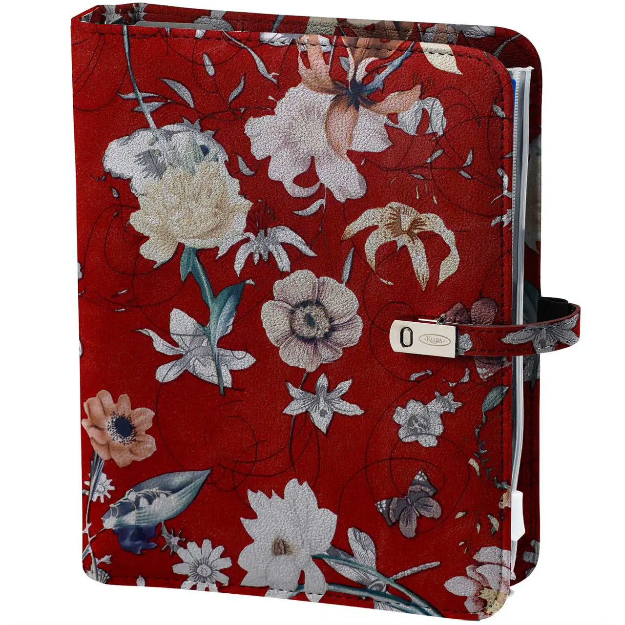 1011-03 Nachfüllbar A5 Ring Binder Planer Alligator Schwarz