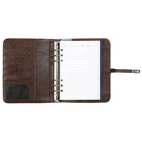 1011-39 Refillable A5 Agenda Ring Binder Omber Brown