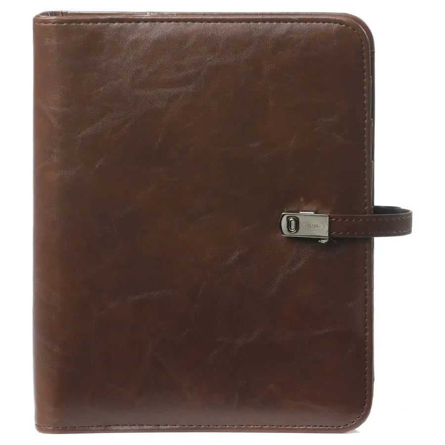 1011-39 Refillable A5 Agenda Ring Binder Omber Brown