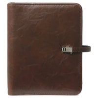 1011-39 Refillable A5 Agenda Ring Binder Omber Brown