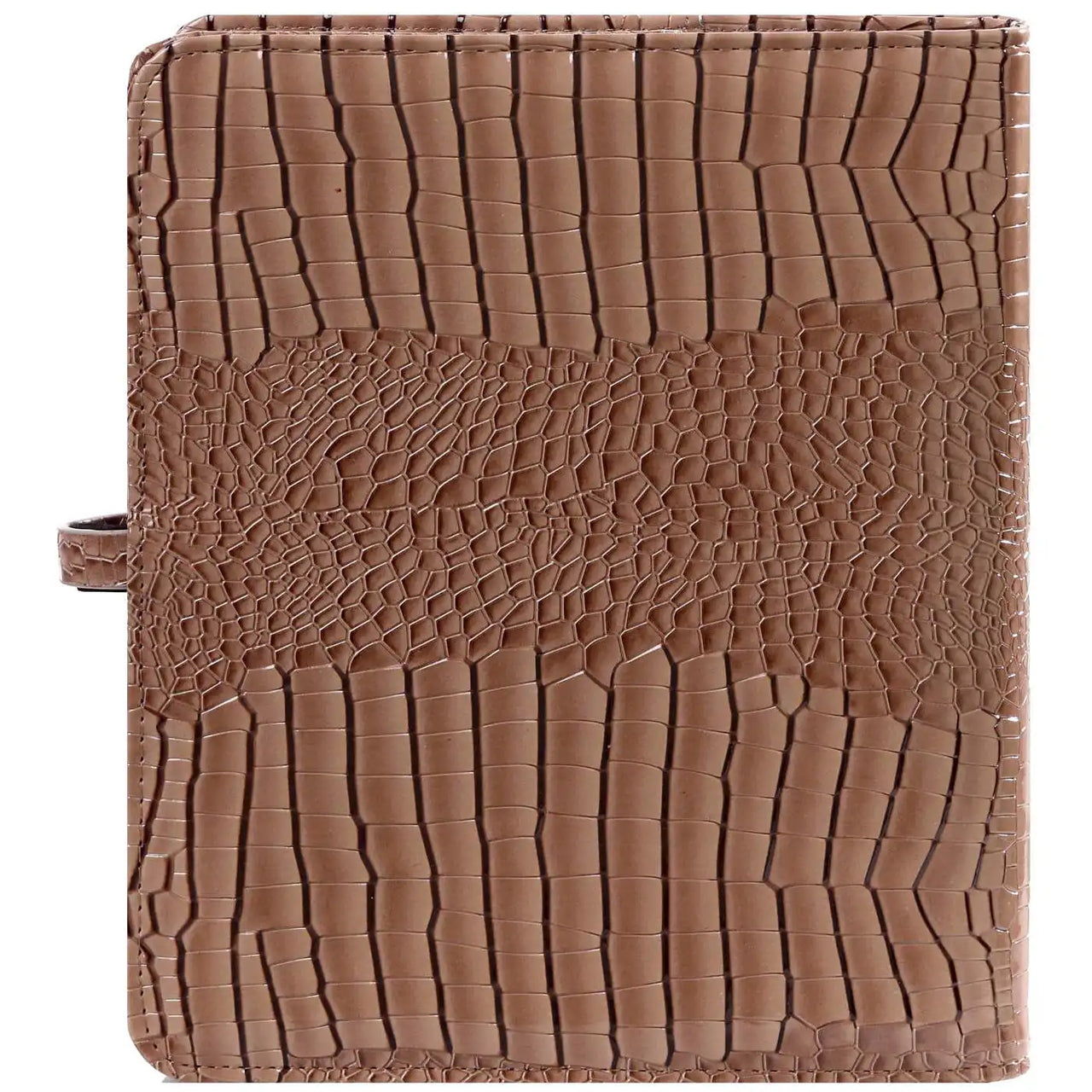 1011-63 A5 Agenda Gloss Croco Taupe