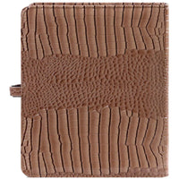 1011-63 A5 Agenda Gloss Croco Taupe