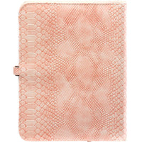1011-68 A5 Binder Croco Pink