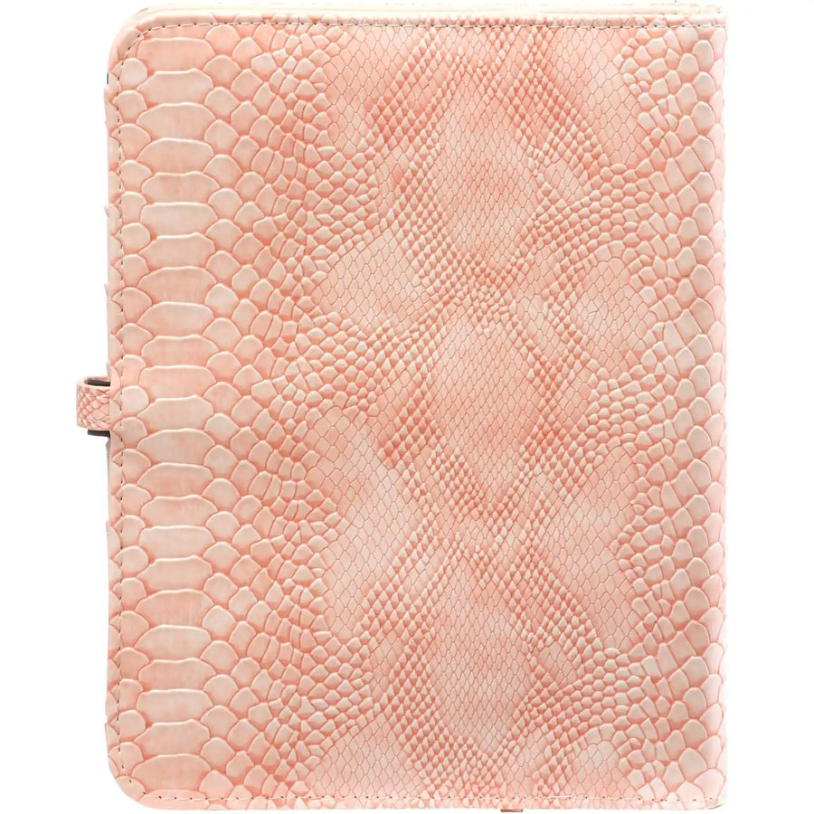 1011-68 A5 Binder Croco Pink