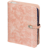 1011-68 A5 Binder Croco Pink