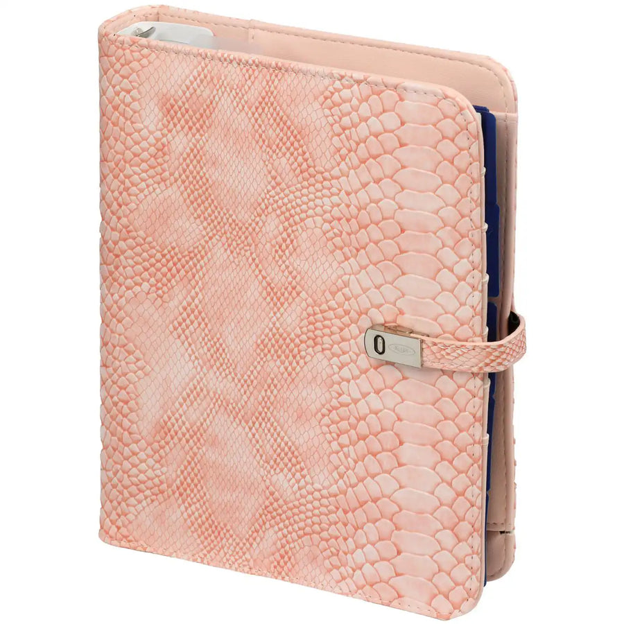 1011-68 A5 Binder Croco Pink