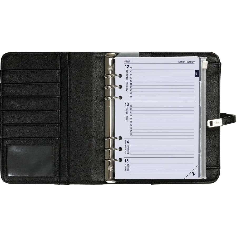 1011-70 A5 Planer Organizer Klassisches Schwarz