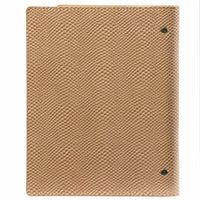 1016-05 Refillable A5 Ring Binder Agenda Snake Print Brown