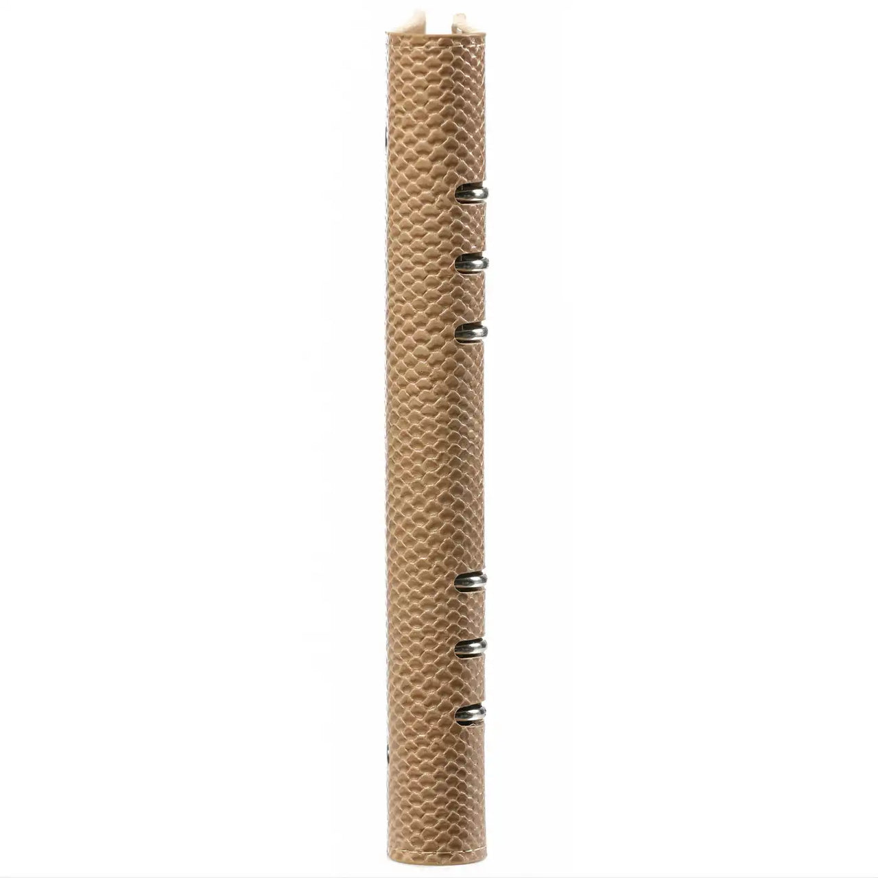 1016-05 Refillable A5 Ring Binder Agenda Snake Print Brown