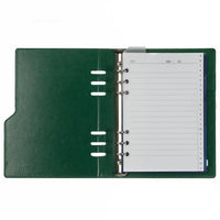 1016-09 Nachfüllbar A5 Planer Organizer Kompakt Croco Grün