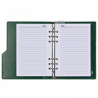 1016-09 Nachfüllbar A5 Planer Organizer Kompakt Croco Grün