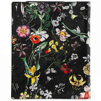 1016-12 Nachfüllbar A5 Ringbuch Organizer Blumenmeer schwarz
