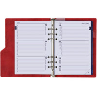1016-16 A5 6 Ringplaner Organizer Rot