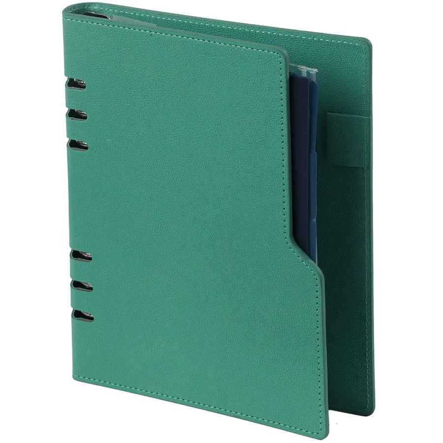 1016-18 A5 6 Ringplaner Agenda Mint Grün