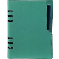1016-18 A5 6 Ringplaner Agenda Mint Grün