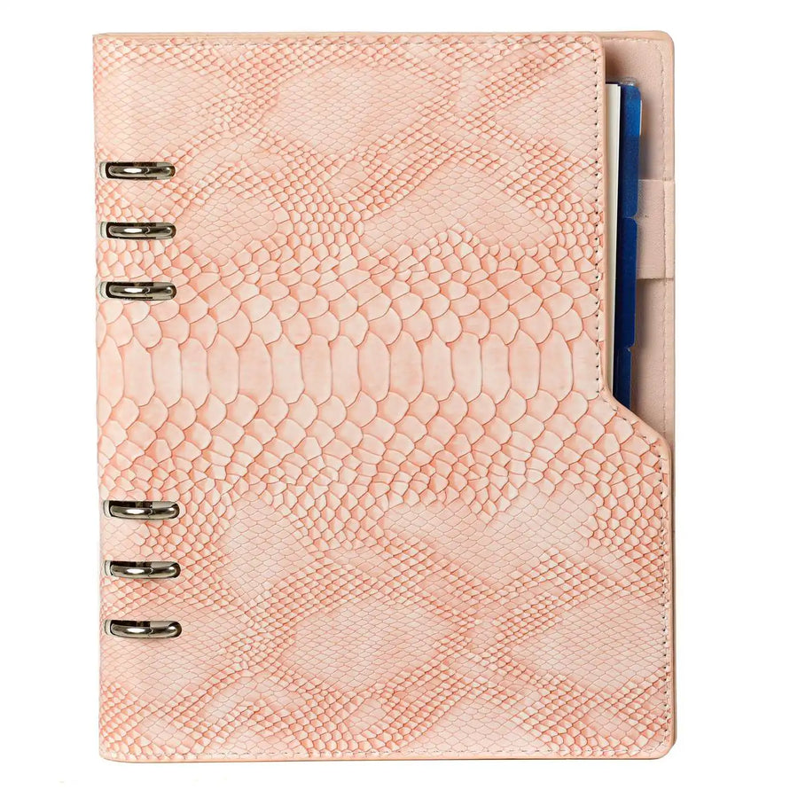 1016-68 Clipbook A5 Planner Binder Croco Rose