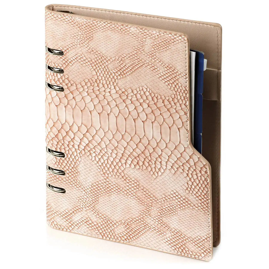 1016-68 Clipbook A5 Planner Binder Croco Rose