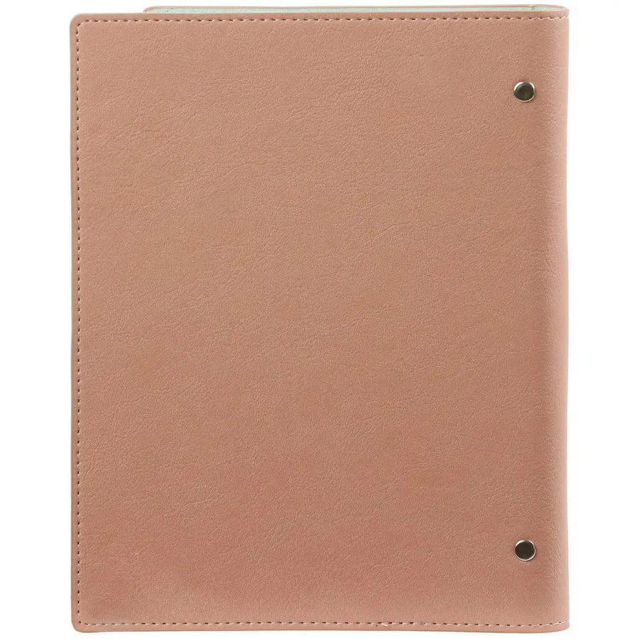 1016-72 Clipbook A5 6 Ringband Agenda pastel roze groen