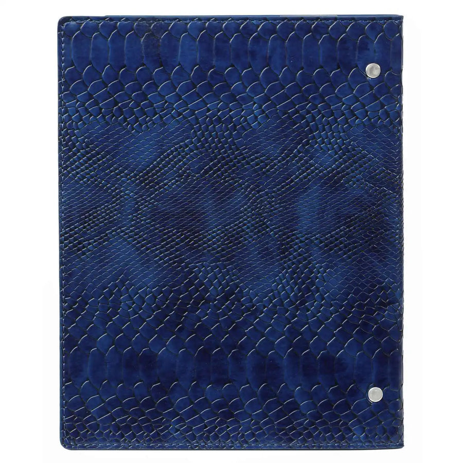 1016-75 Clipbook A5 Ringbinderplaner Croco Indigo
