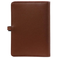 1111-02 Nachfüllbar Personal Ringbuch Organizer Haselnussbraun