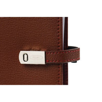 1111-02 Nachfüllbar Personal Ringbuch Organizer Haselnussbraun