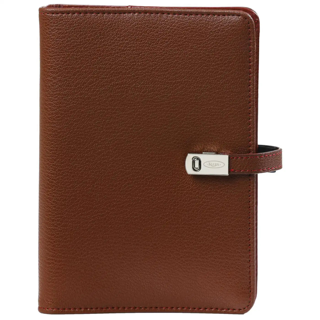 1111-02 Nachfüllbar Personal Ringbuch Organizer Haselnussbraun