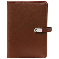 1111-02 Nachfüllbar Personal Ringbuch Organizer Haselnussbraun