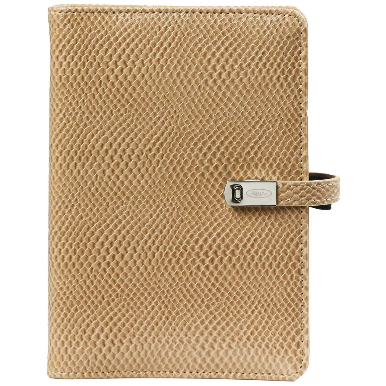1111-05 hervulbare Personal Agenda planner slangafdruk bruin