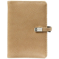1111-05 hervulbare Personal Agenda planner slangafdruk bruin