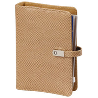 1111-05 hervulbare Personal Agenda planner slangafdruk bruin