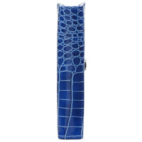 1111-07 hervulbare Personal Organizer Croco Mediterraan blauw