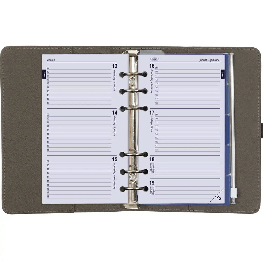 1111-17 Personal Ring Agenda Grey