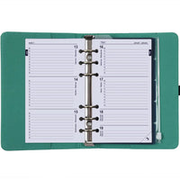 1111-18 Personal Ringagenda Organizer Muntgroen