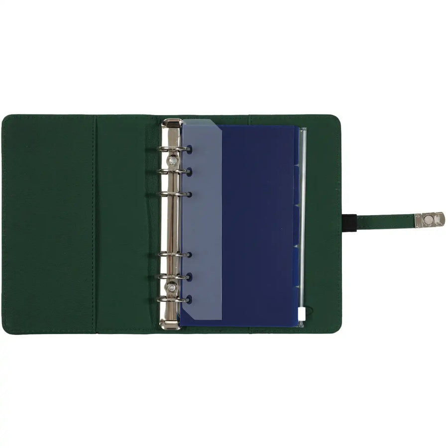 1111-19 Personal Ring Agenda Planner Forest Green