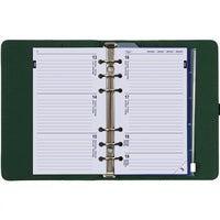 1111-19 Personal Ring Agenda Planner Forest Green