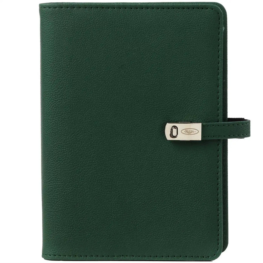 1111-19 Personal Ring Agenda Planner Forest Green