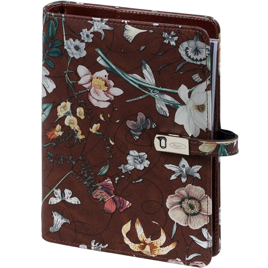 1111-31 Personal organizer Flowersea braun
