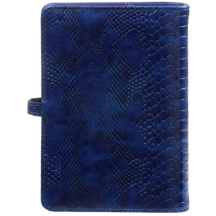 1111-75 Personal Bindemittel Organizer Croco Indigo