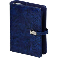 1111-75 Personal Bindemittel Organizer Croco Indigo