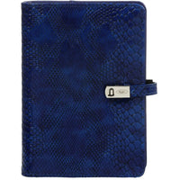 1111-75 Personal Bindemittel Organizer Croco Indigo