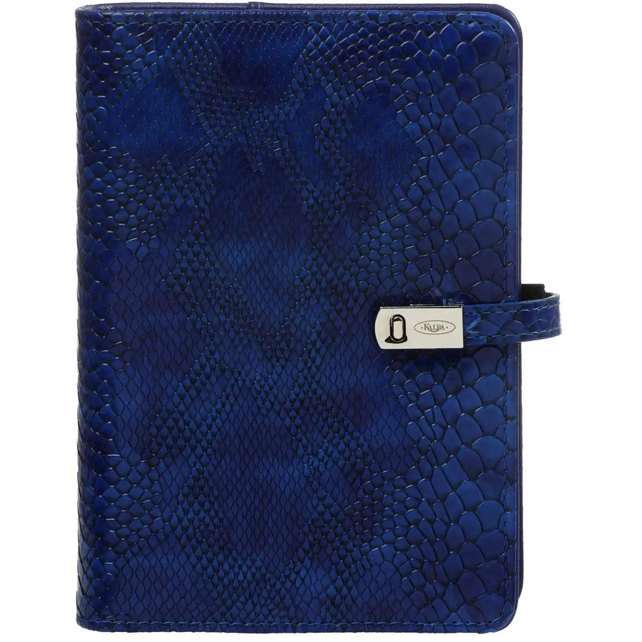1111-75 Personal Bindemittel Organizer Croco Indigo