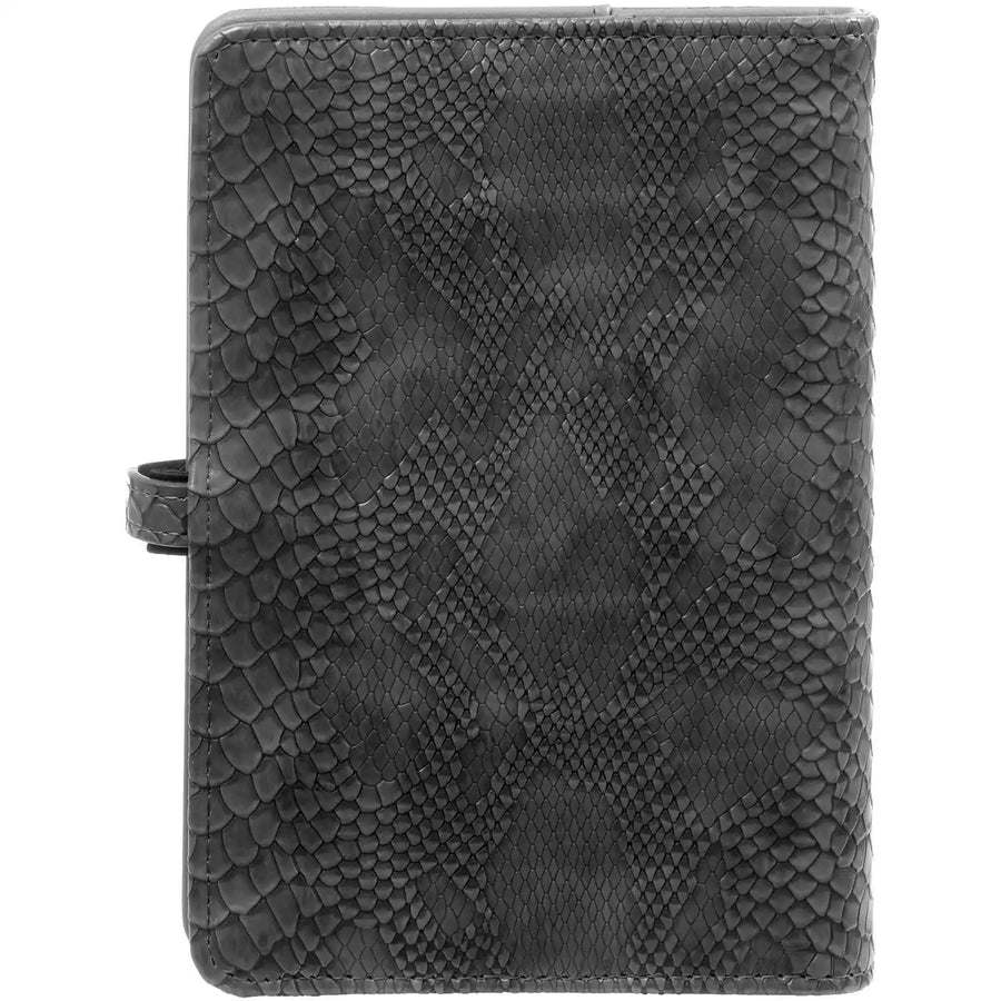 1111-76 Personal Binderplaner Croco Grau